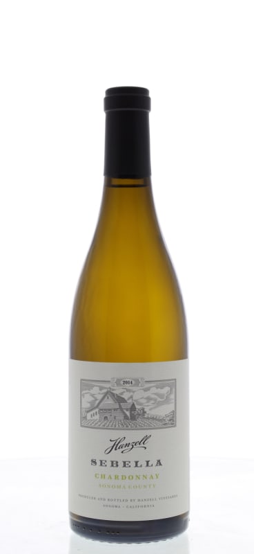 Hanzell Sebella Chardonnay 2014 Front Bottle Shot