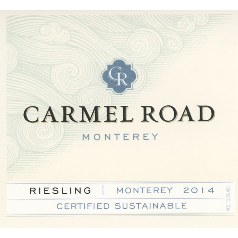 Carmel Road Monterey Riesling 2014 Front Label