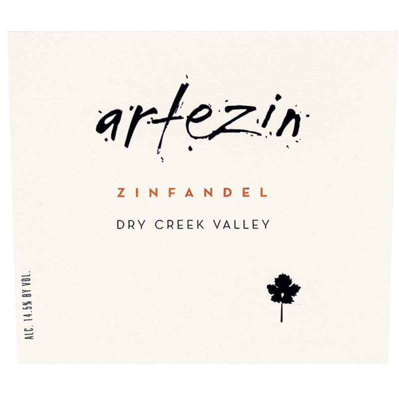 Artezin Dry Creek Zinfandel 2013 Front Label