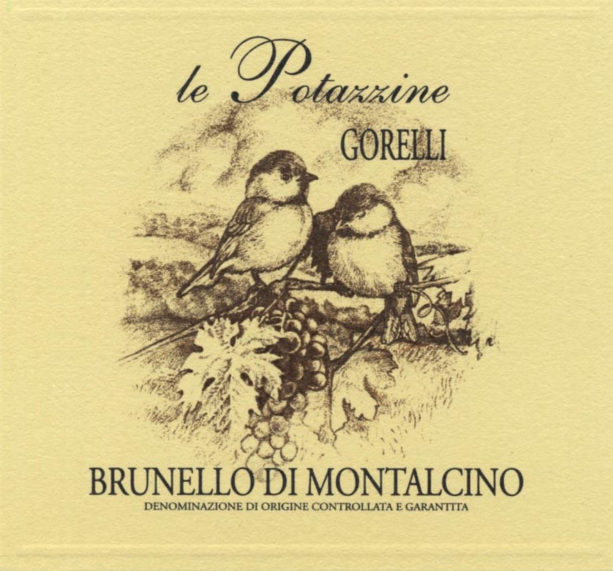 Le Potazzine Brunello di Montalcino Riserva 2007 Front Label