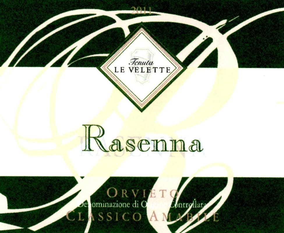 Le Velette Orvieto Classico Amabile Rasenna 2011 Front Label