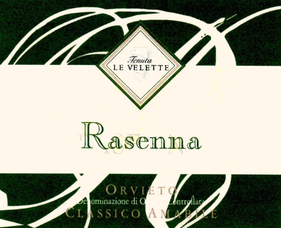 Le Velette Orvieto Classico Amabile Rasenna 2013 Front Label