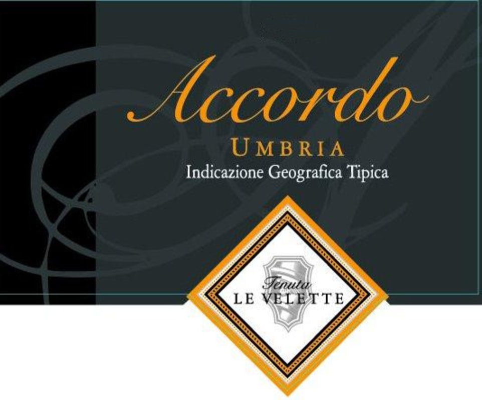 Le Velette Umbria Accordo Rosso 2009 Front Label