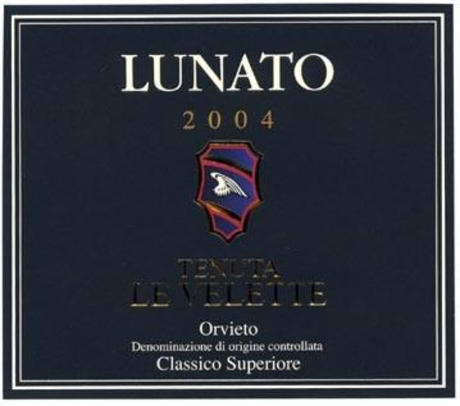 Le Velette Orvieto Classico Superiore Lunato 2004 Front Label