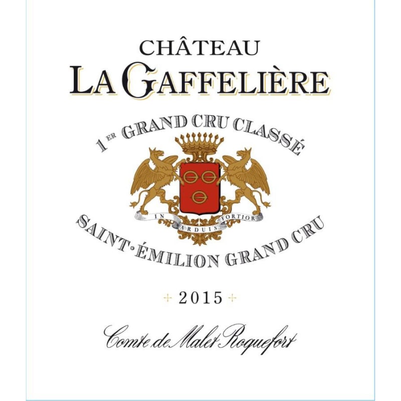 Chateau La Gaffeliere 2015 Front Label