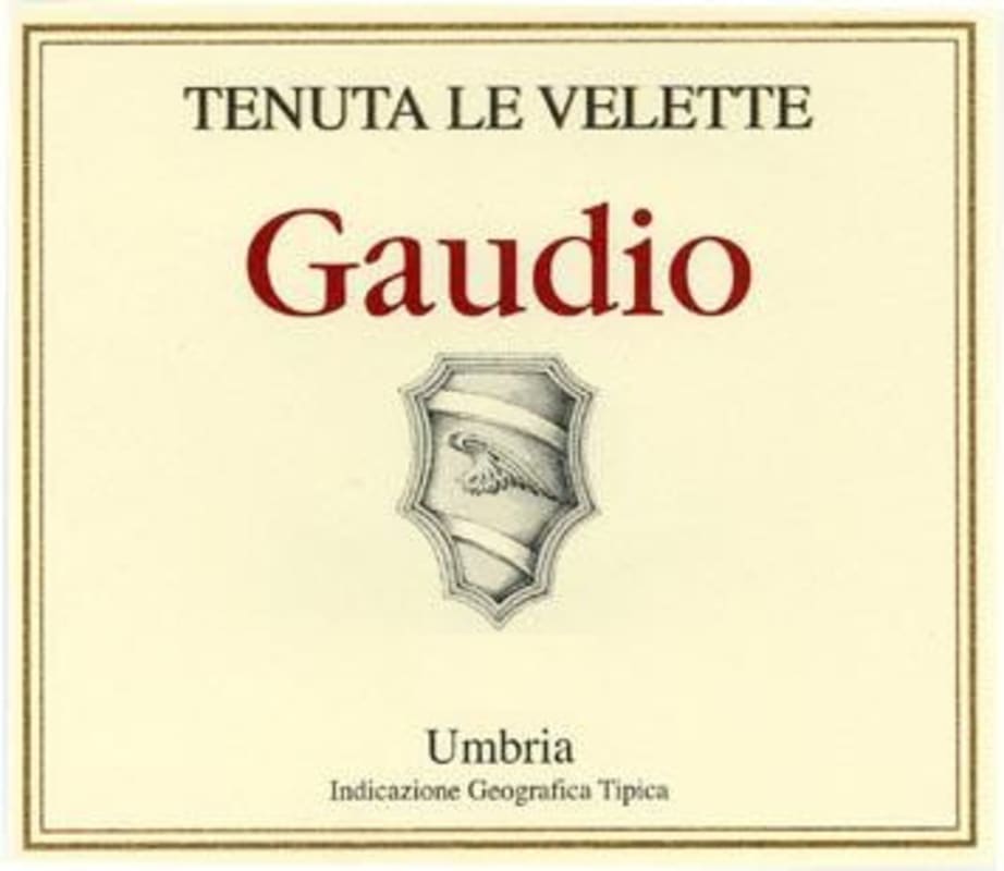 Le Velette Umbria Gaudio Rosso 2006 Front Label