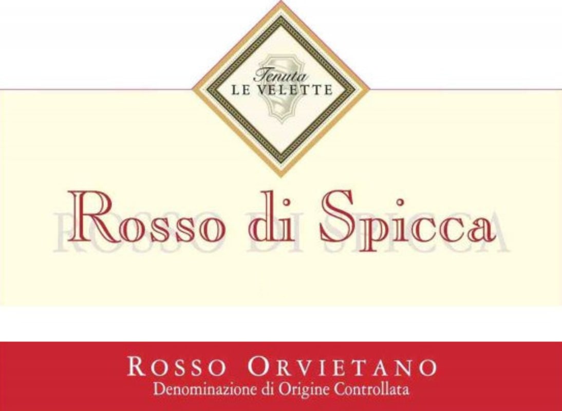 Le Velette Rosso Orvietano Rosso di Spicca 2013 Front Label