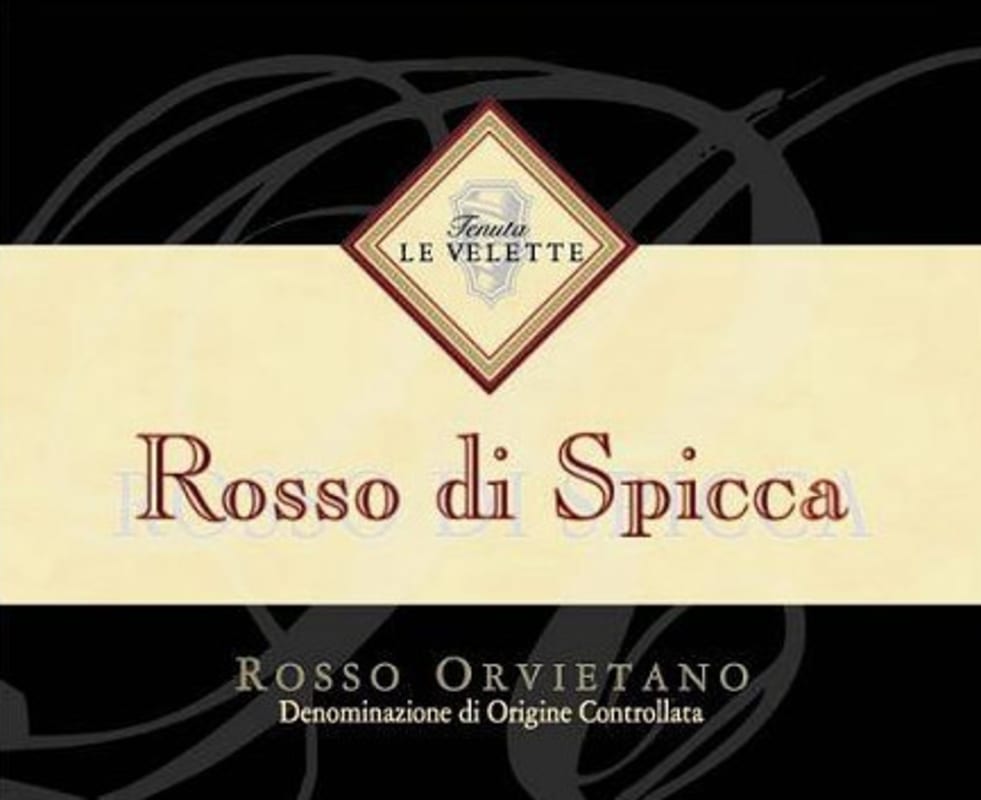 Le Velette Rosso Orvietano Rosso di Spicca 2009 Front Label