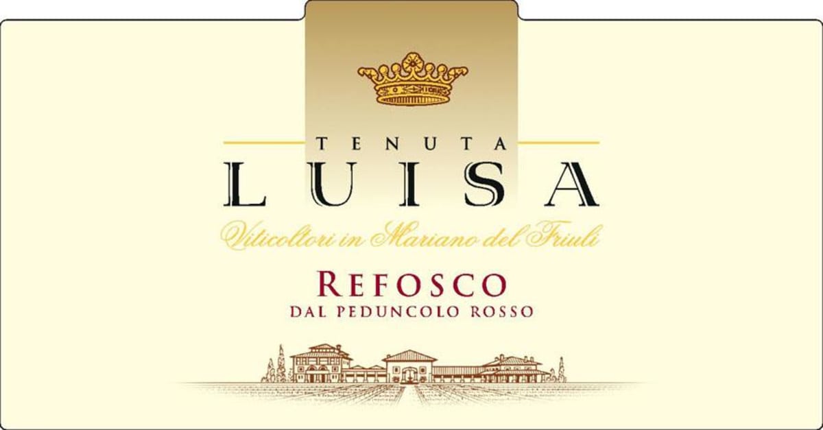 Tenuta Luisa Refosco dal Peduncolo Rosso 2008 Front Label