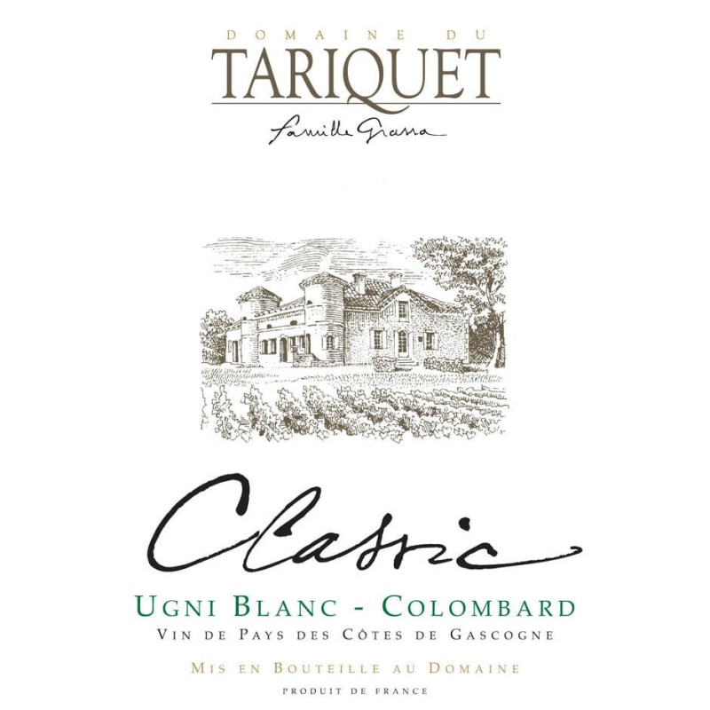 Domaine du Tariquet Classic 2015 Front Label