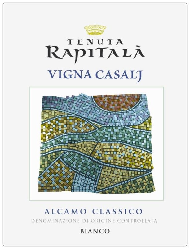 Rapitala Vigna Casalj Alcamo Classico 2014 Front Label