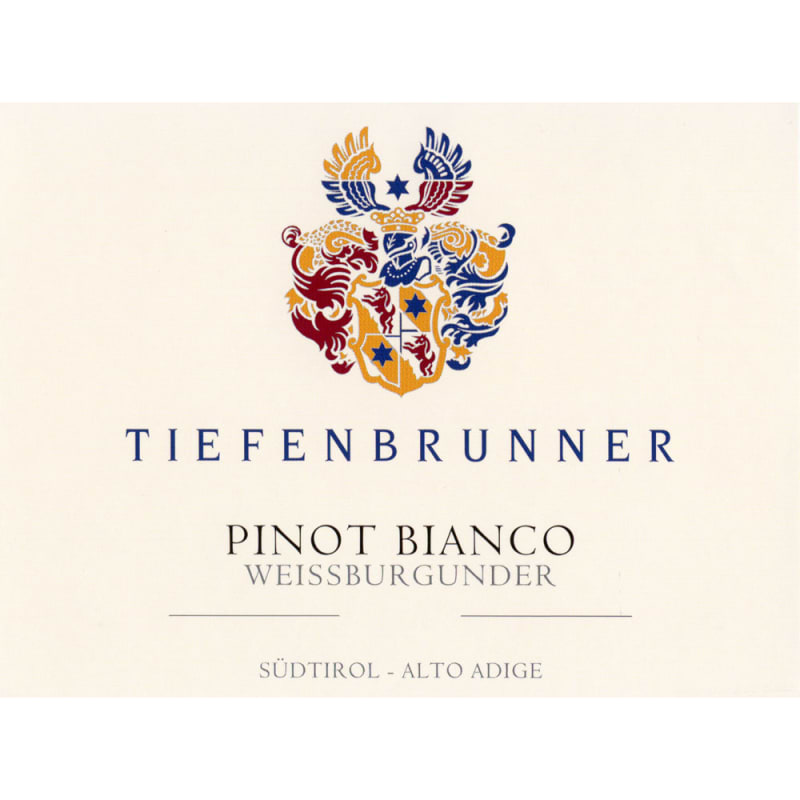 Tiefenbrunner Pinot Bianco 2015 Front Label
