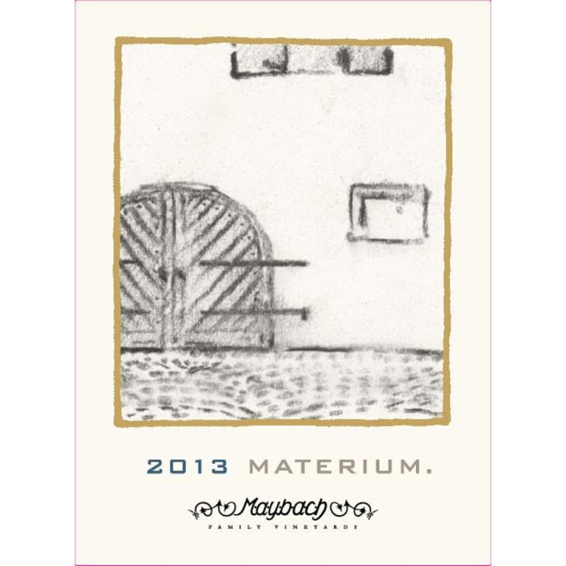 Maybach Family Vineyards Materium (375ML half-bottle) 2013 Front Label