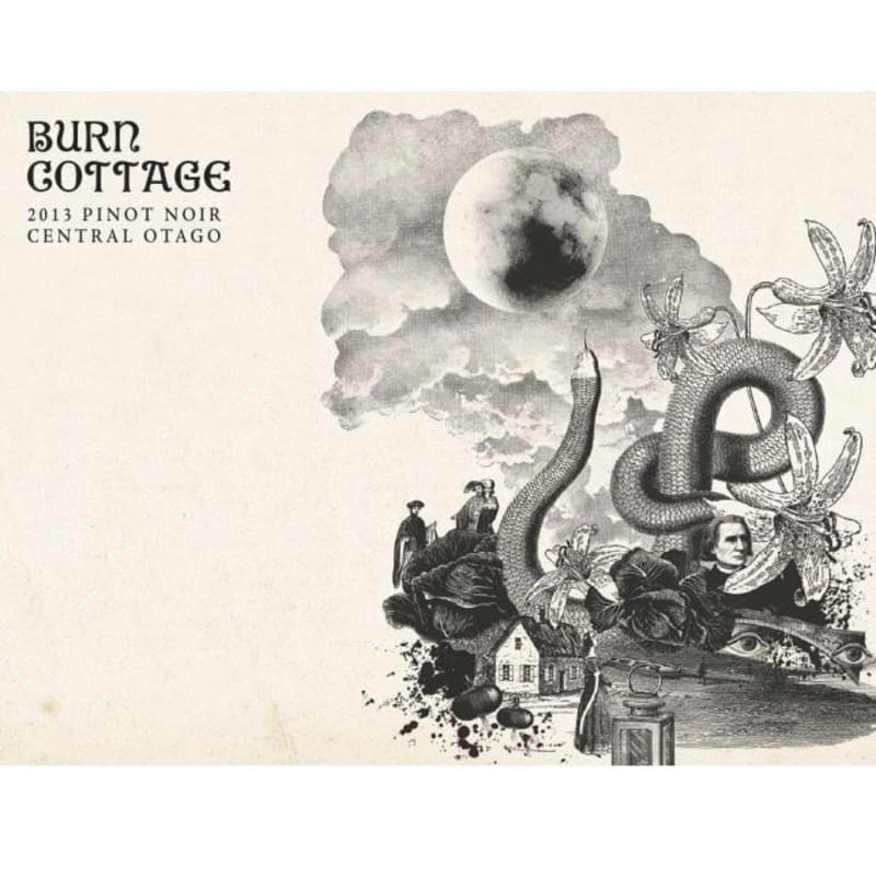 Burn Cottage Pinot Noir 2013 Front Label