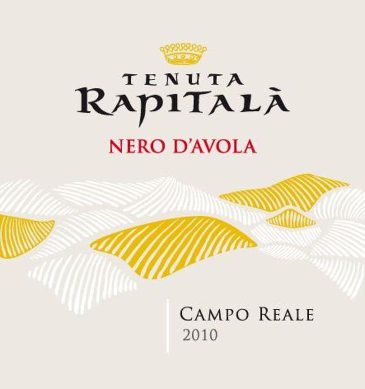 Rapitala Campo Reale Nero d'Avola 2011 Front Label