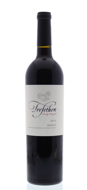 Trefethen Merlot 2013 Front Bottle Shot
