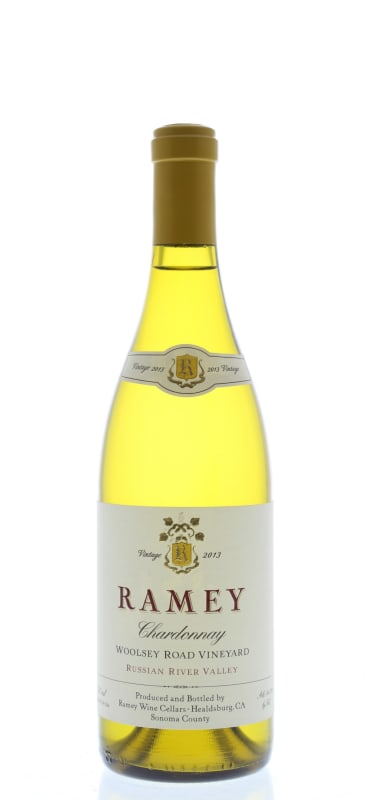 Ramey Woolsey Road Vineyard Chardonnay 2013 Front Bottle Shot