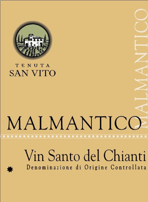 San Vito Malmantico Vin Santo del Chianti 2006 Front Label