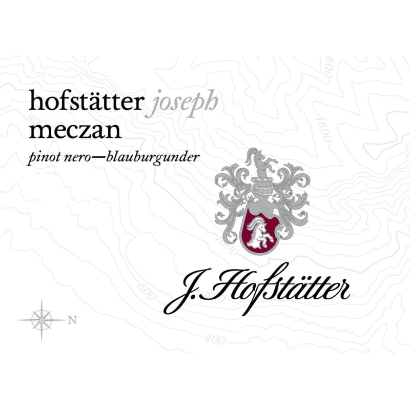 J. Hofstatter Meczan Pinot Nero 2014 Front Label