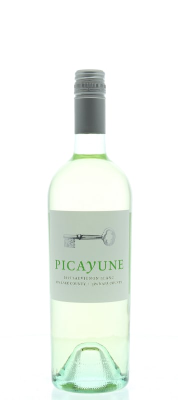Picayune Cellars Sauvignon Blanc 2015 Front Bottle Shot