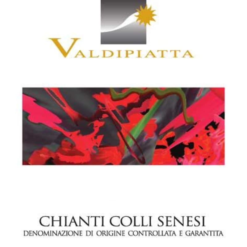 Valdipiatta Chianti Colli Senesi 2012 Front Label