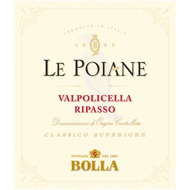 Bolla Le Poiane Valpolicella Ripasso 2012 Front Label