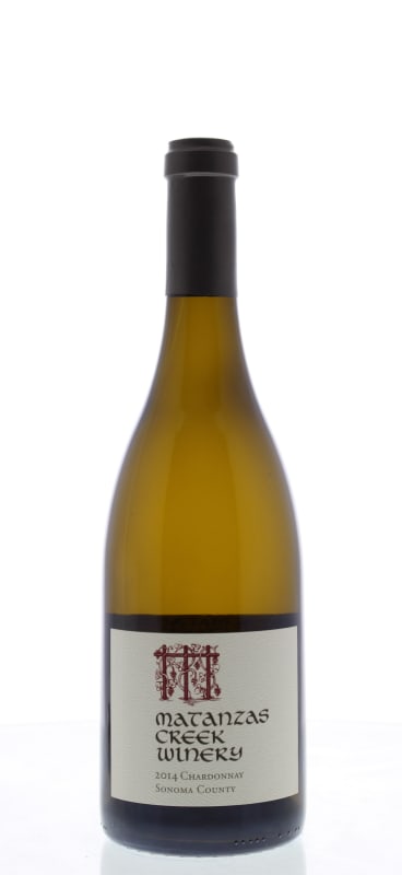 Matanzas Creek Sonoma County Chardonnay 2014 Front Bottle Shot