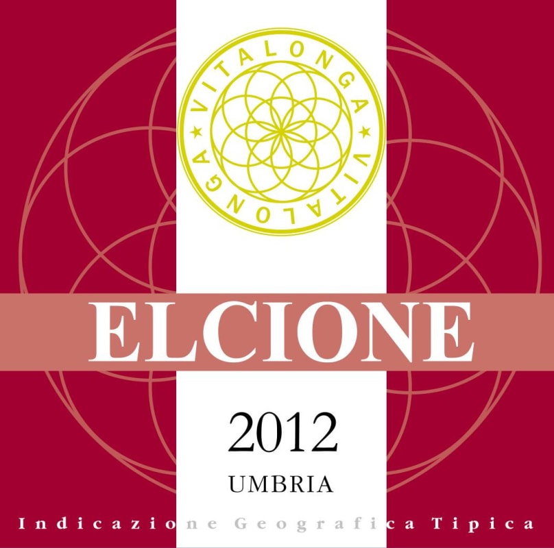 Tenuta Vitalonga Elcione Rosso 2012 Front Label