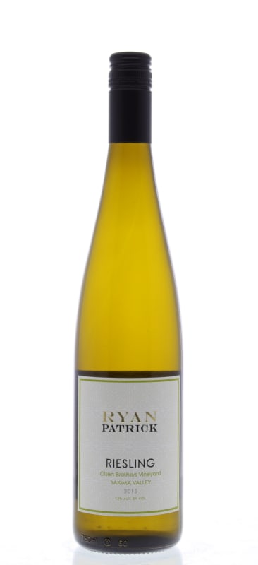 Ryan Patrick Riesling 2015 Front Bottle Shot