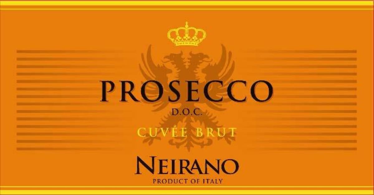 Neirano Brut Prosecco Front Label