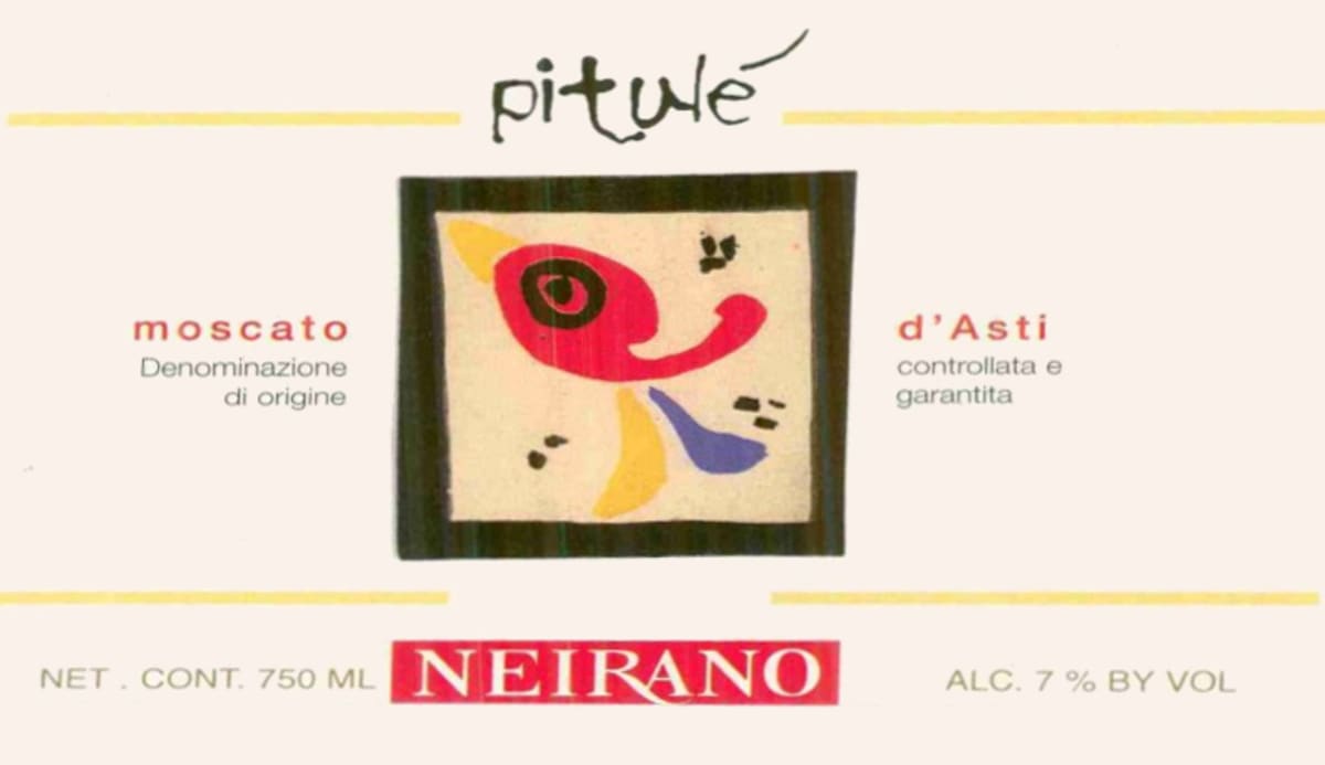 Neirano Pitule Moscato d'Asti 2013 Front Label