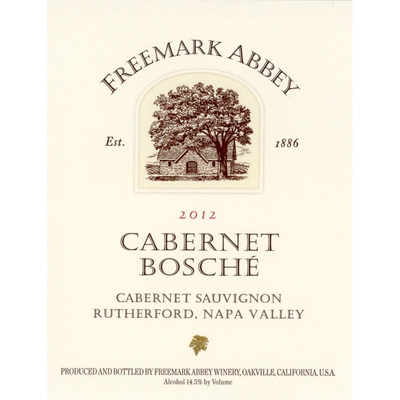 Freemark Abbey Bosche Cabernet Sauvignon 2012 Front Label