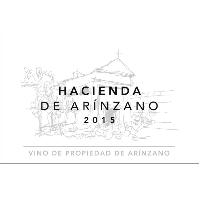 Arinzano Hacienda de Arinzano Rose 2015 Front Label