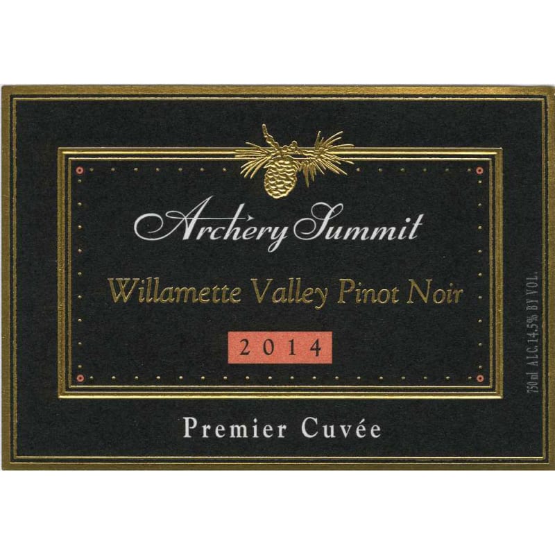 Archery Summit Premier Cuvee Pinot Noir 2014 Front Label