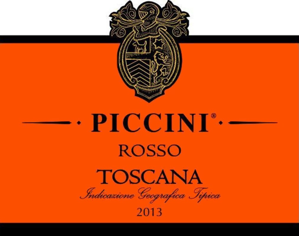 Piccini Toscana Rosso 2013 Front Label