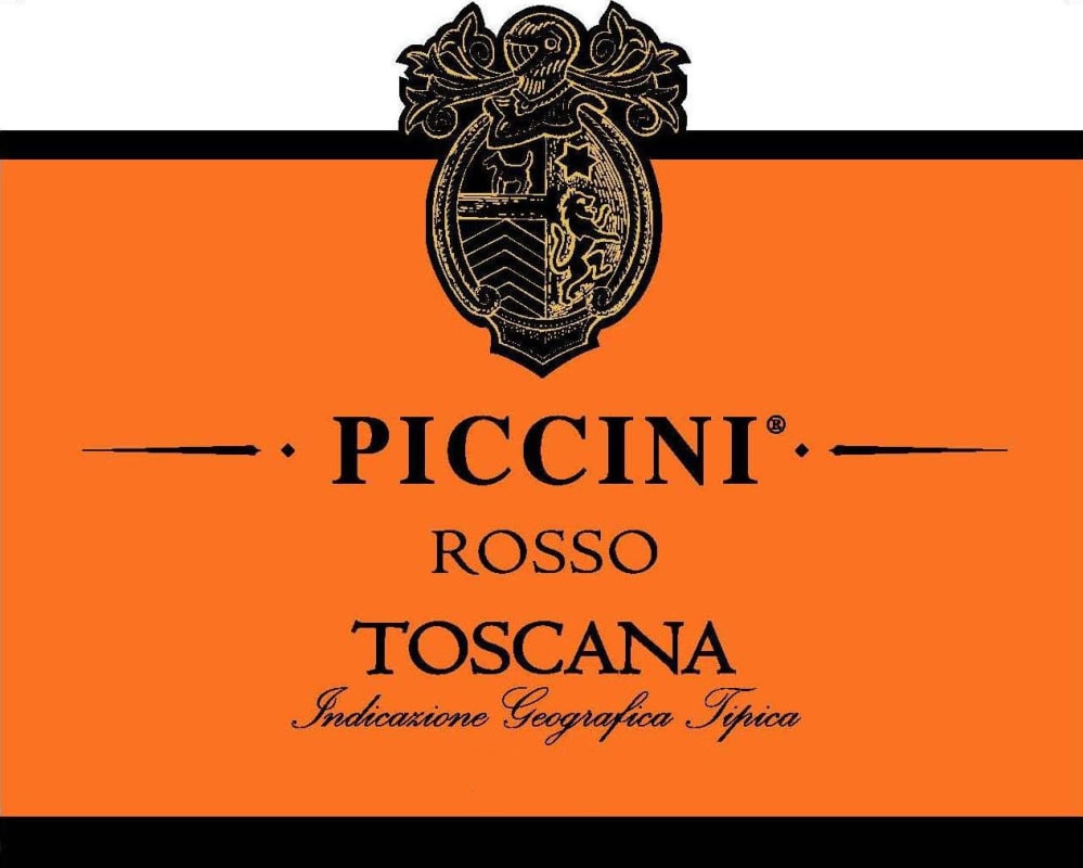 Piccini Toscana Rosso 2012 Front Label