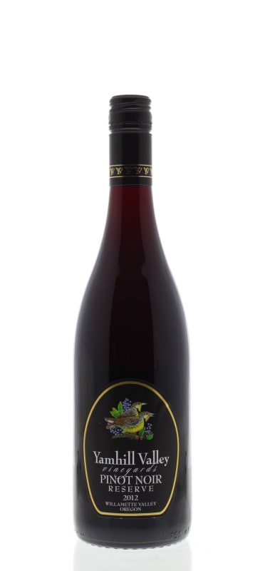 Yamhill Reserve Pinot Noir 2012 Front Bottle Shot