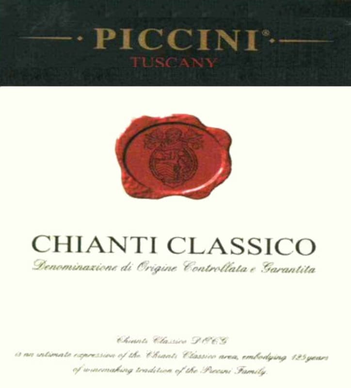 Piccini Chianti Classico 2008 Front Label