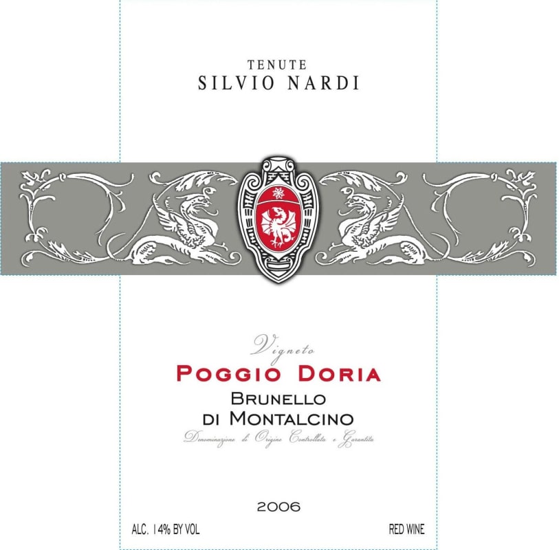 Tenute Silvio Nardi Poggio Doria Brunello di Montalcino 2006 Front Label