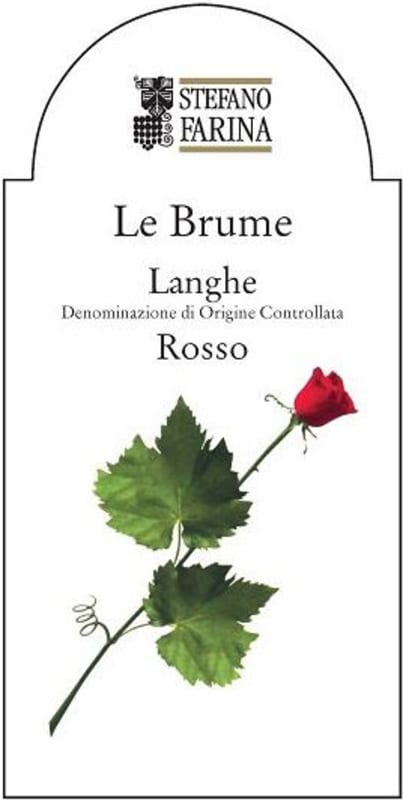 Stefano Farina Langhe Rosso Le Brume 2010 Front Label