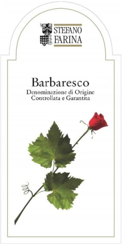Stefano Farina Barbaresco 2010 Front Label