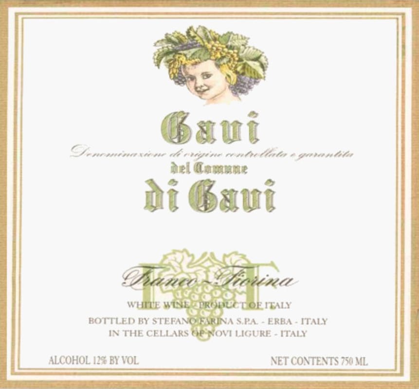 Stefano Farina Gavi di Gavi 2013 Front Label