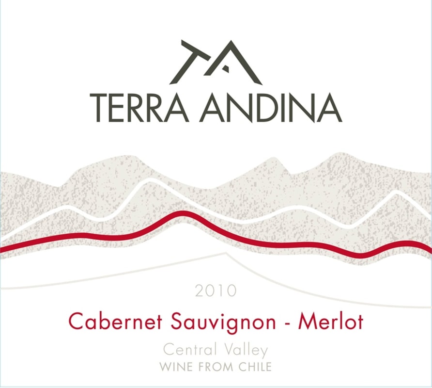 Terra Andina Cabernet Sauvignon - Merlot 2010 Front Label