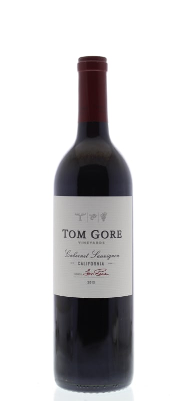 Tom Gore Cabernet Sauvignon 2013 Front Bottle Shot