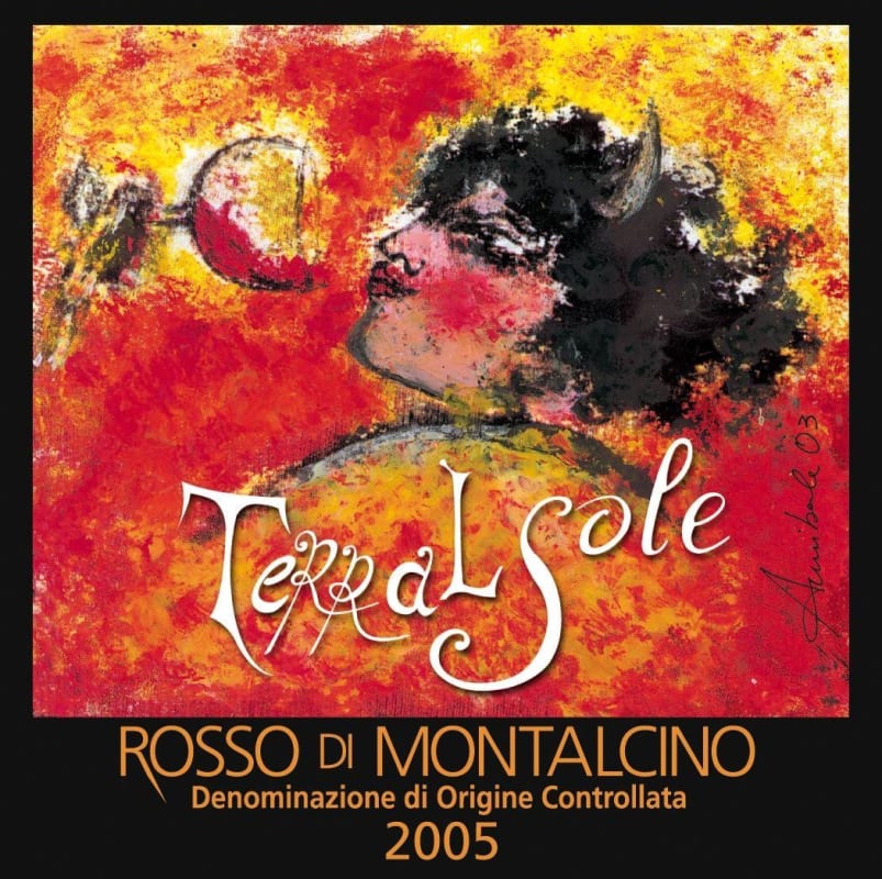 Terralsole Rosso di Montalcino 2005 Front Label