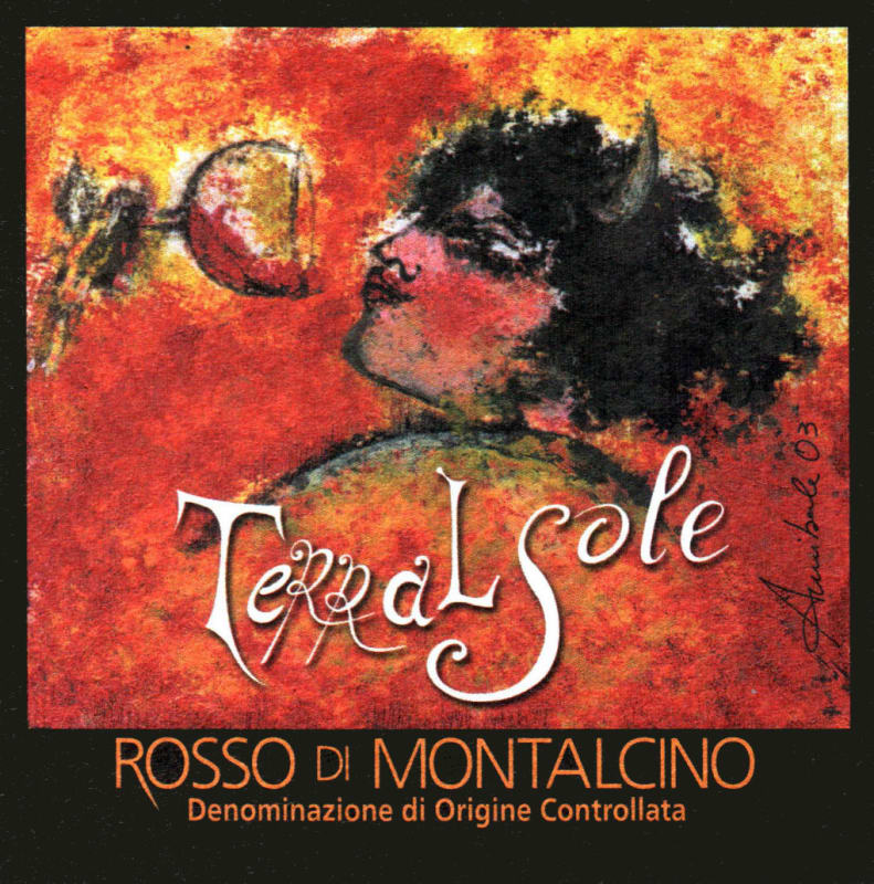 Terralsole Rosso di Montalcino 2009 Front Label