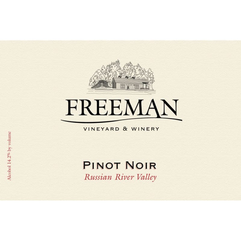 Freeman Russian River Pinot Noir 2014 Front Label
