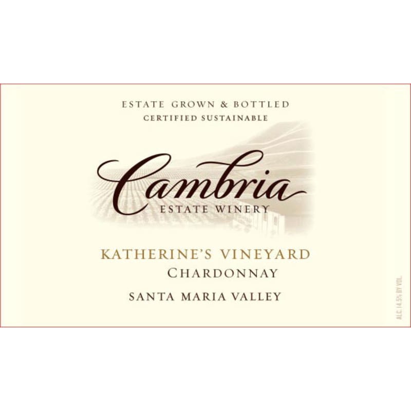 Cambria Katherine's Vineyard Chardonnay 2014 Front Label