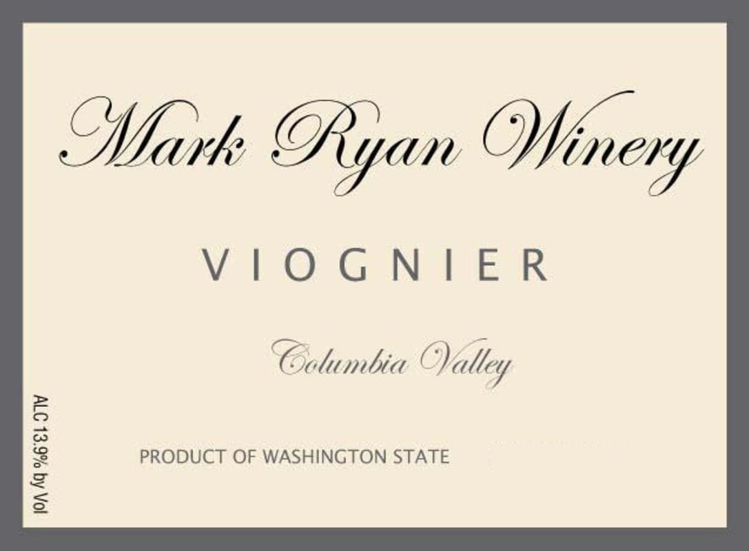 Mark Ryan Viognier 2014 Front Label