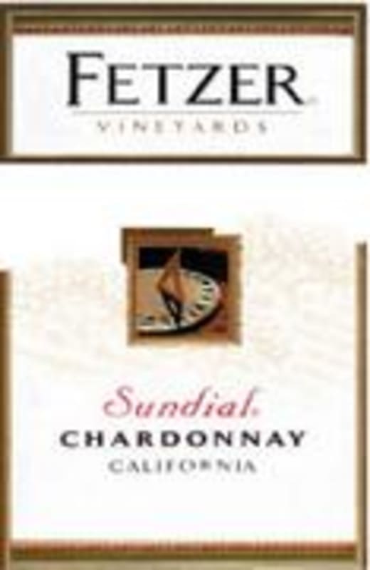 Fetzer Sundial Chardonnay (375ML half-bottle) 1998 Front Label